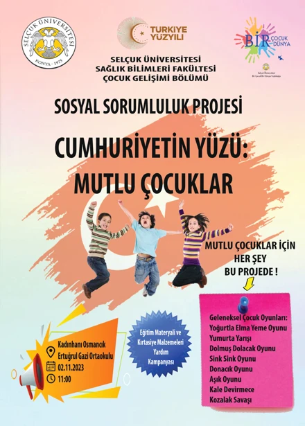Cumhuriyetin Yüzü Mutlu Çocuklar